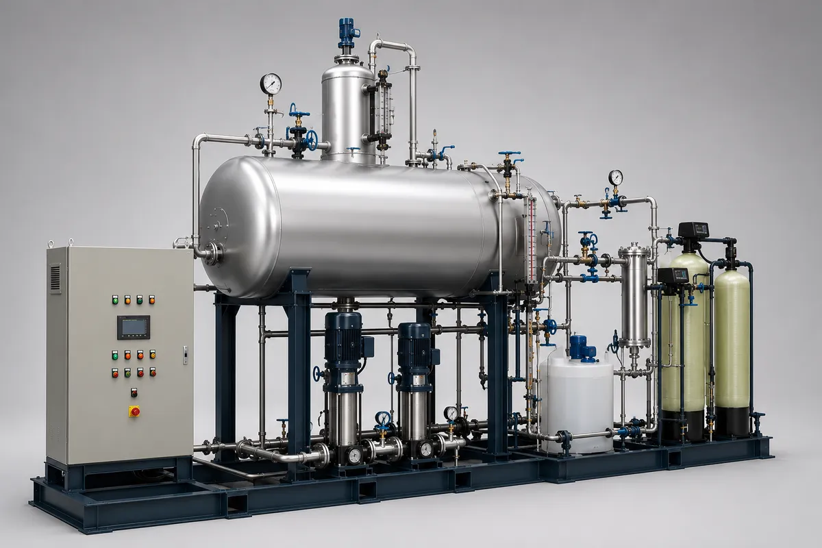 Deaerator & Feed Water System — view 1