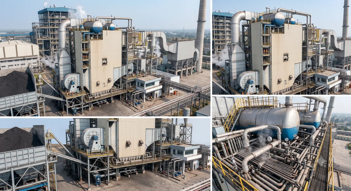 AFBC Steam Boiler — view 1
