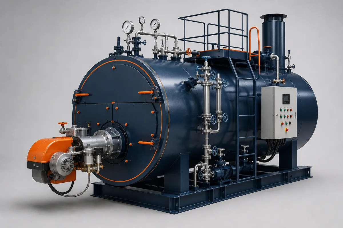 Gas Fired Boiler — view 1