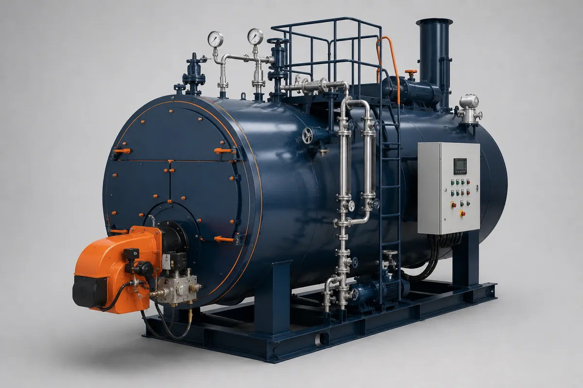 Oil Fired Boiler — view 1