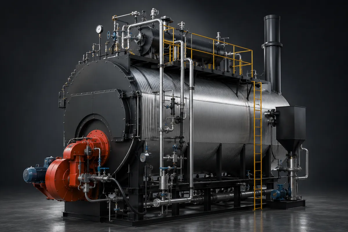 Slop Fired Boiler — view 1