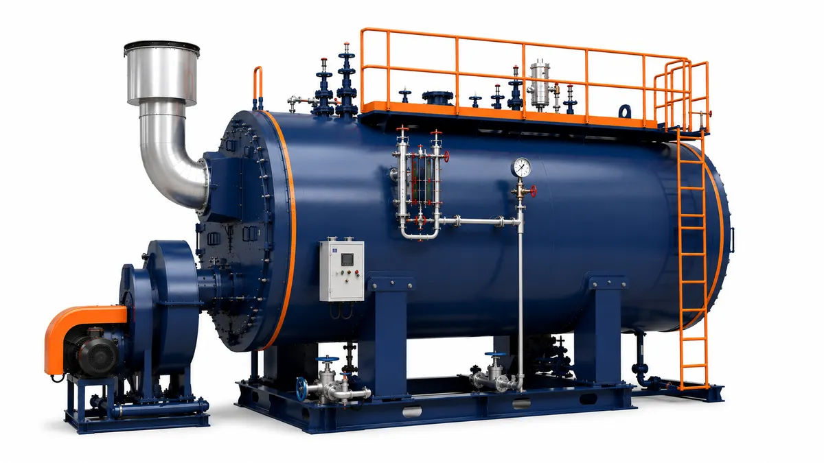 Water Cum Smoke Tube Boiler — view 1