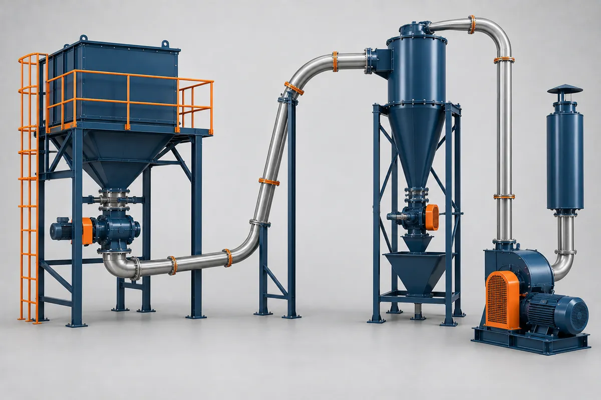 Rice Husk & Biomass Pneumatic Conveying System — view 1