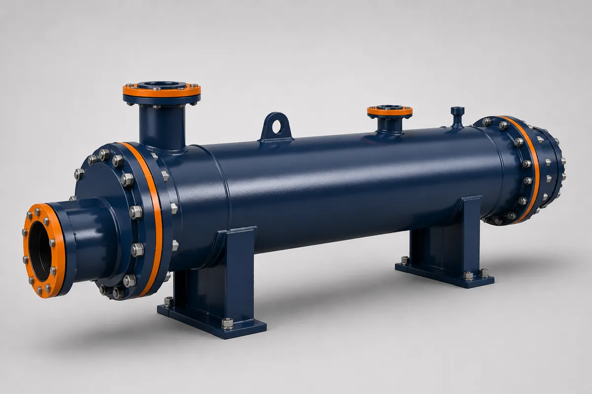 Double Pipe Heat Exchanger — view 1