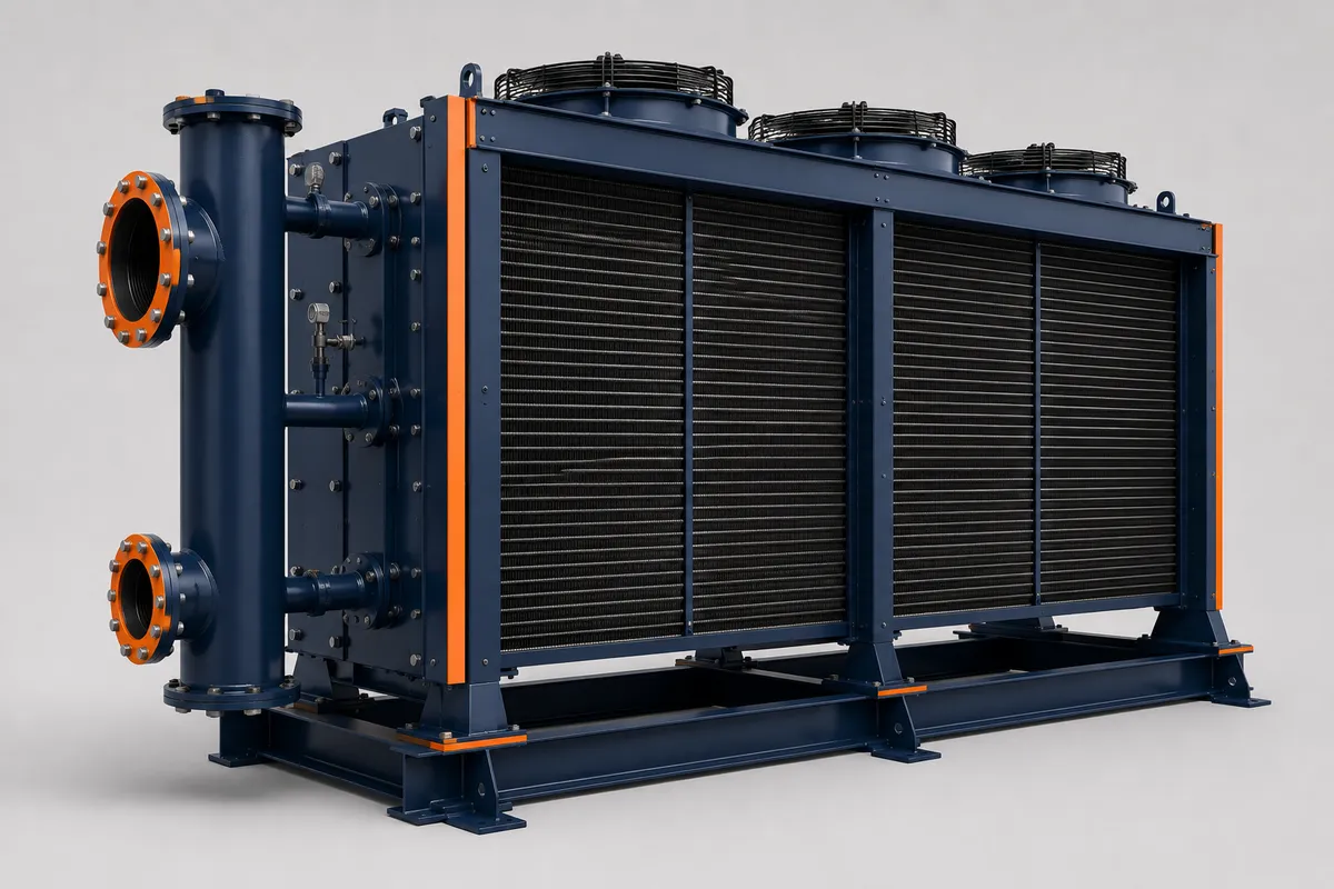 Finned Tube Heat Exchanger — view 1