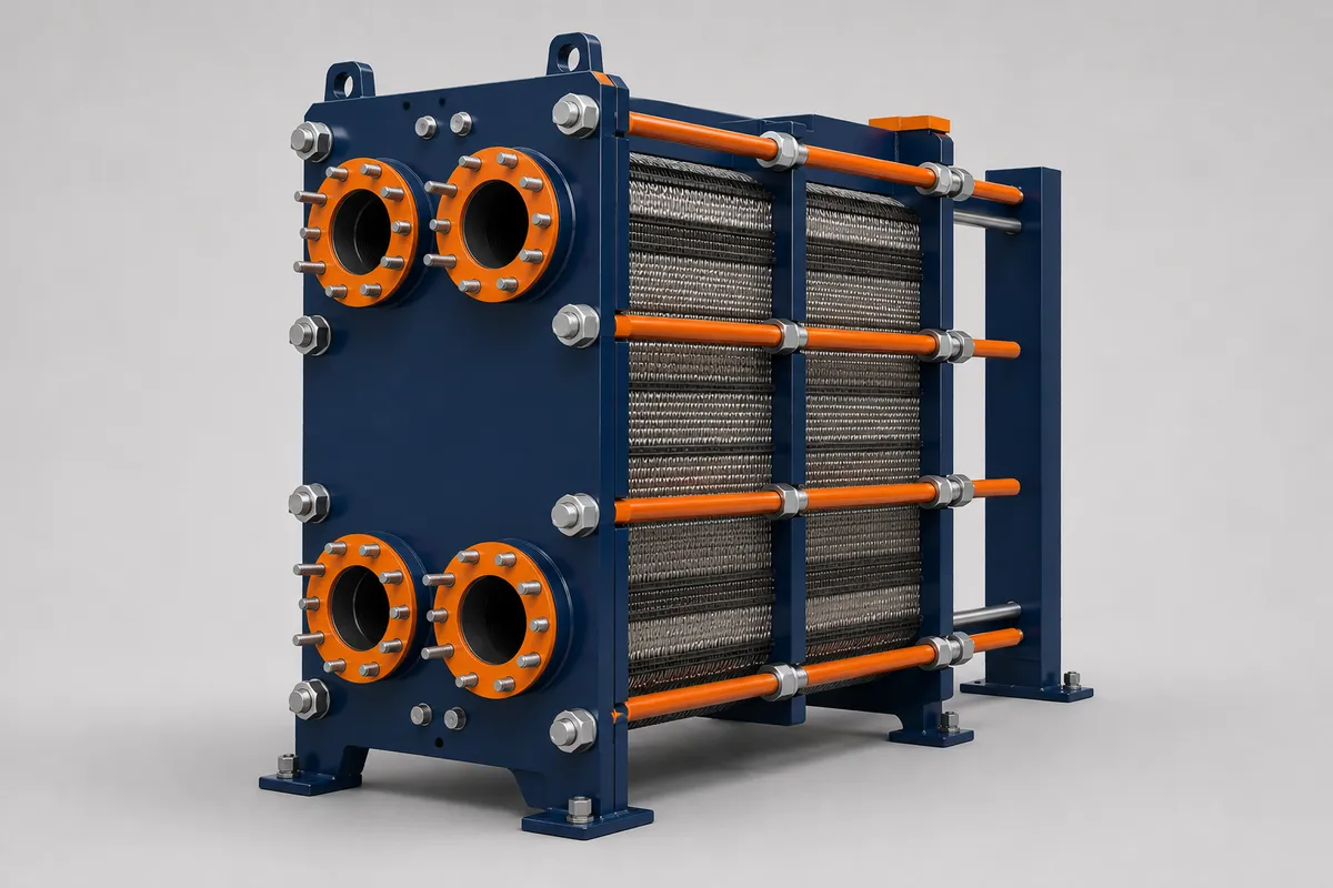 Plate & Frame Heat Exchanger — view 1