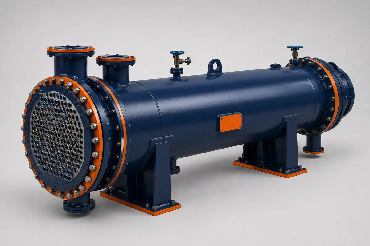 Shell & Tube Heat Exchanger — view 1
