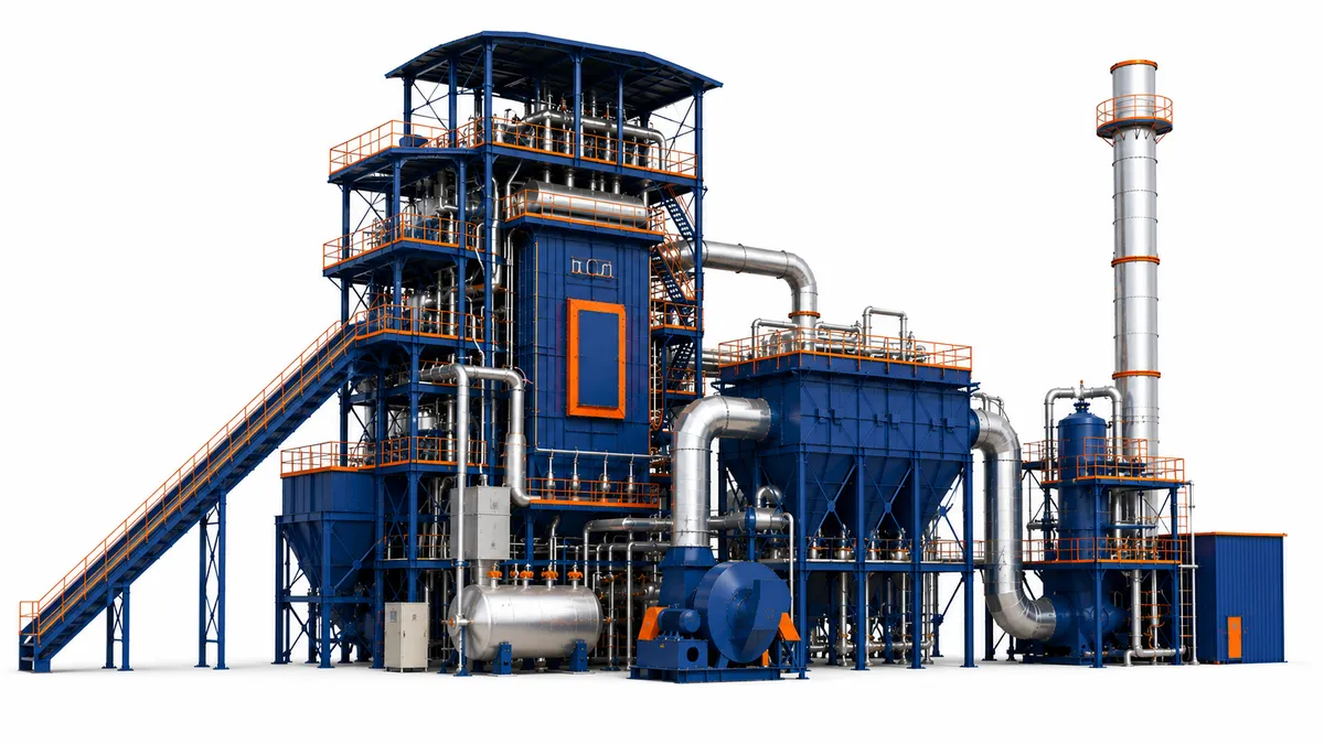 Biomass Power Plant — view 1