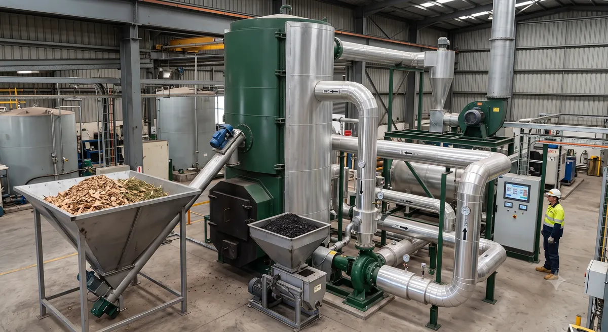 Solid Fuel Fired Thermic Fluid Heater — view 1